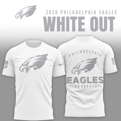 Philadelphia Eagles 2026 White Out Limited Edition Shirt