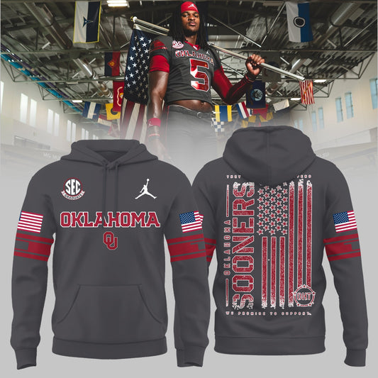 Oklahoma Sooners Football Salute to Service Limited Edition Hoodie