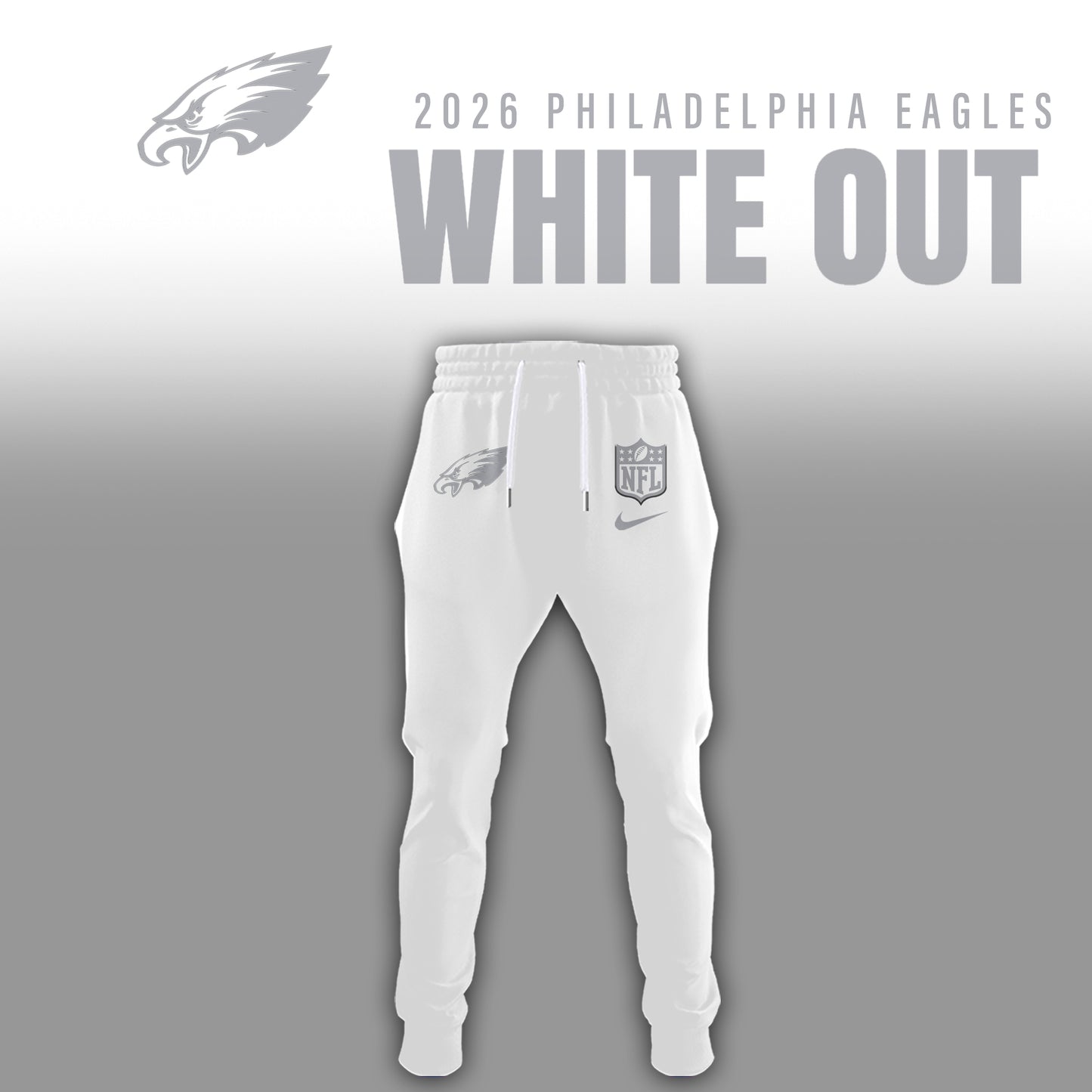 Philadelphia Eagles 2026 White Out Limited Edition Shirt