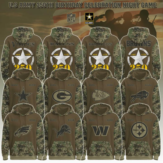 Army 250th Birthday Hoodie Limited Editions