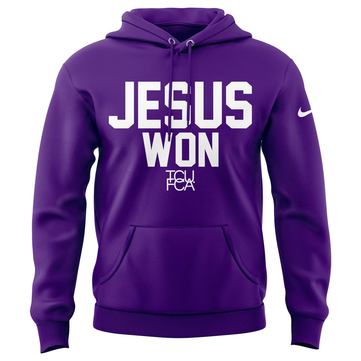 TCU Horned Frogs football x Jesus Won Limited Edition Hoodie 2025