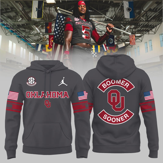 Oklahoma Sooners Football Salute to Service Limited Edition Hoodie