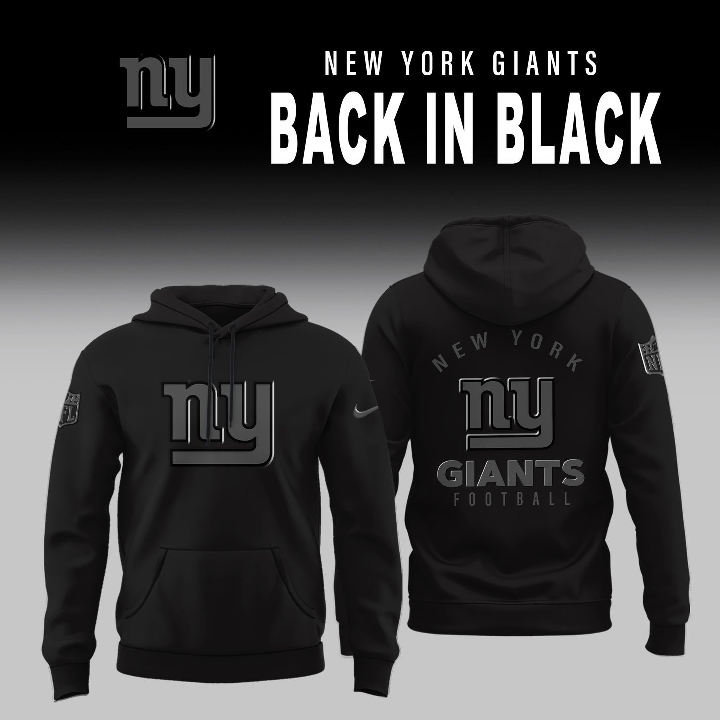 New York Giants 2026 Back In Black Limited Edition Shirt