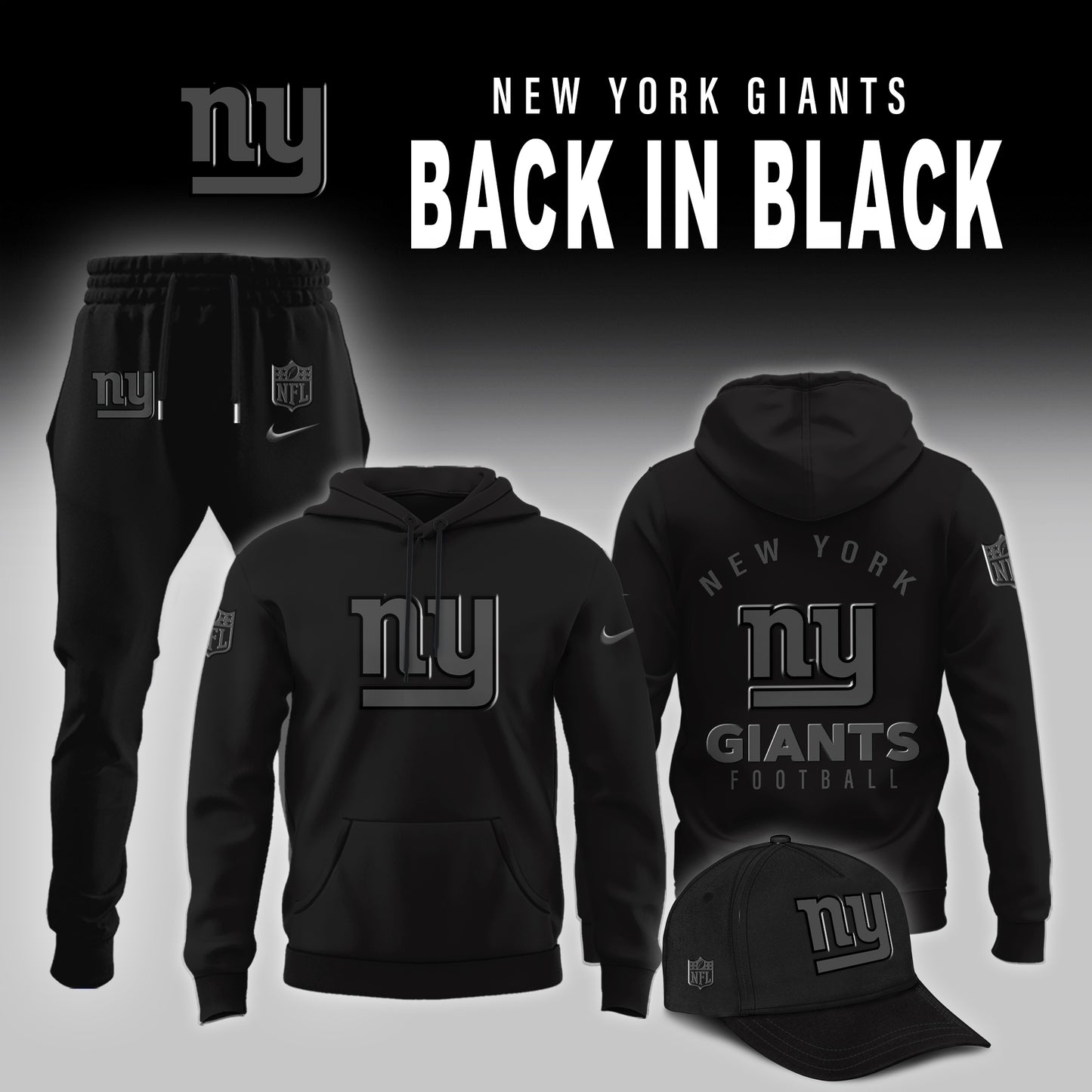New York Giants 2026 Back In Black Limited Edition Shirt