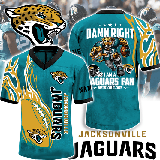 Damn Right I’m a Jacksonville Jaguars Fan Jersey