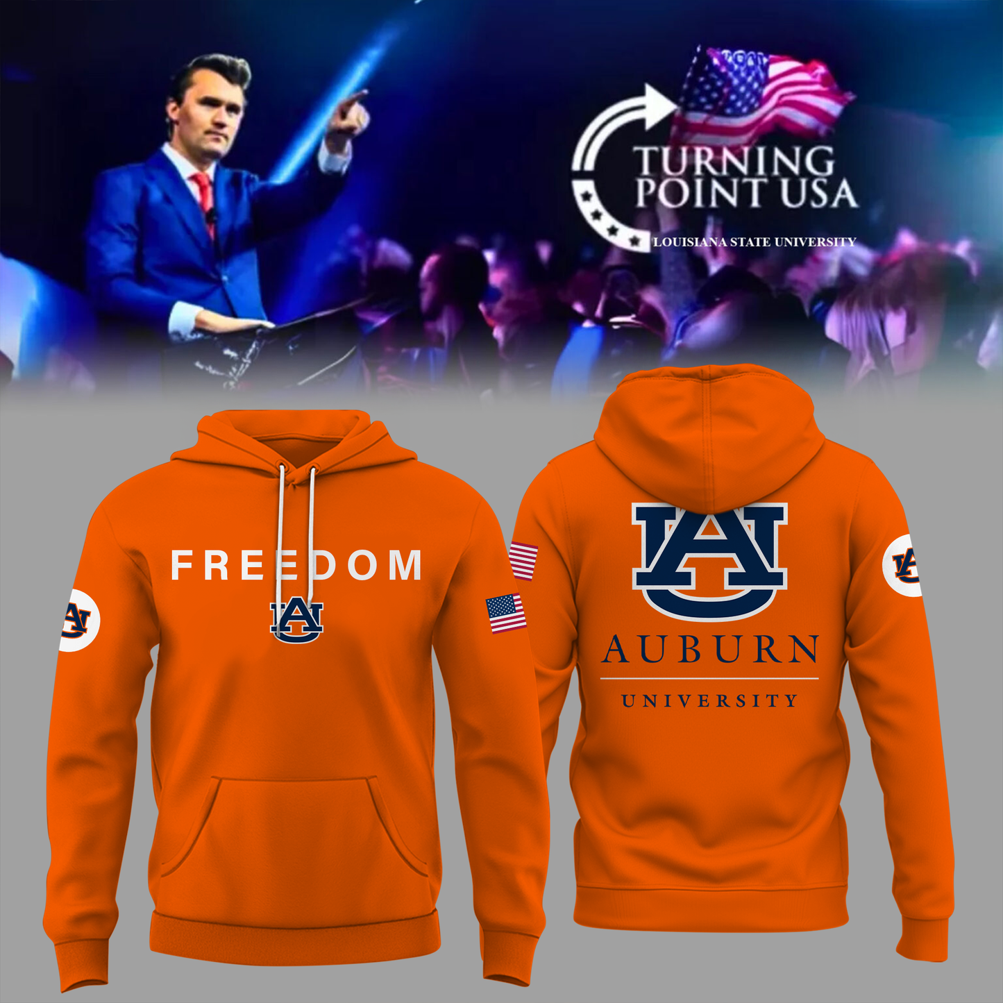 Limited Edition Auburn University x Turning Point USA Hoodie