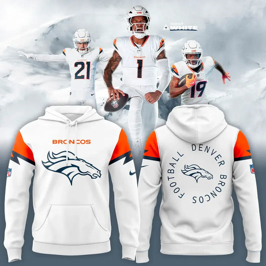 Limited Edition Broncos White Out Hoodie