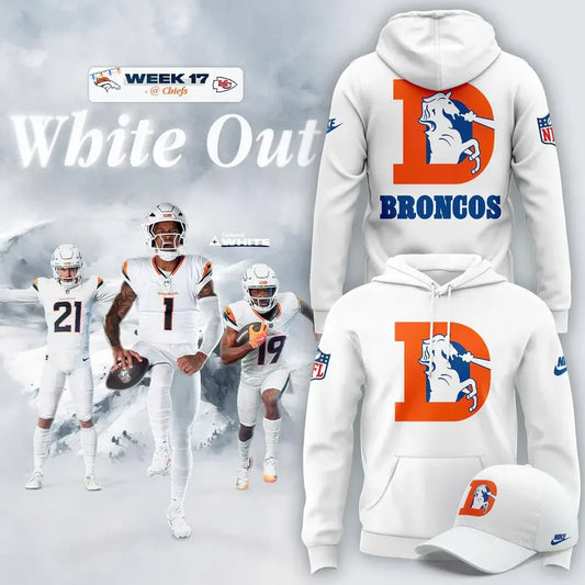 Limited Edition Broncos White Out Hoodie