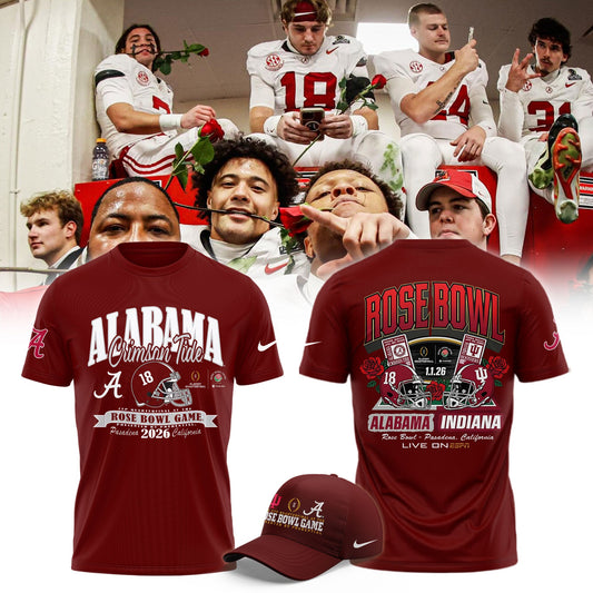 Alabama Crimson Tide 2026 Rose Bowl Limited Shirt