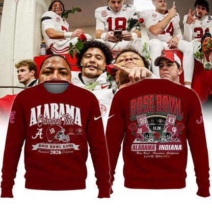 Alabama Crimson Tide 2026 Rose Bowl Limited Sweatshirt