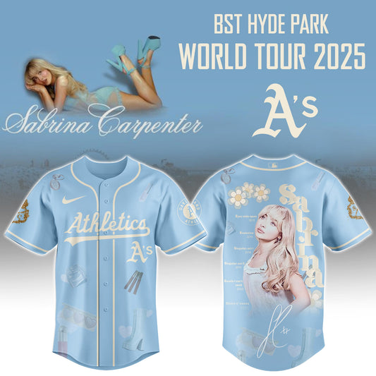 A t h l e t i c s x Sabrina Carpenter "Short n’ Sweet Tour" Jersey Editions Limited +Selling Out Fast