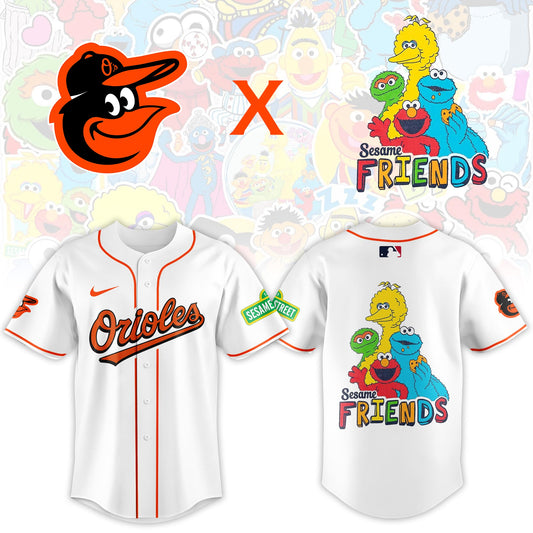 .Baltimore Orioles 2025 Sesame Street Night Limited Jersey