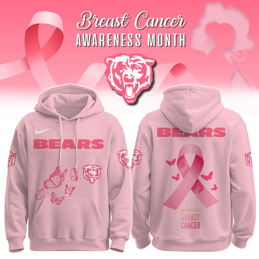 Bears Breast Cancer Awareness Edition Hoodie