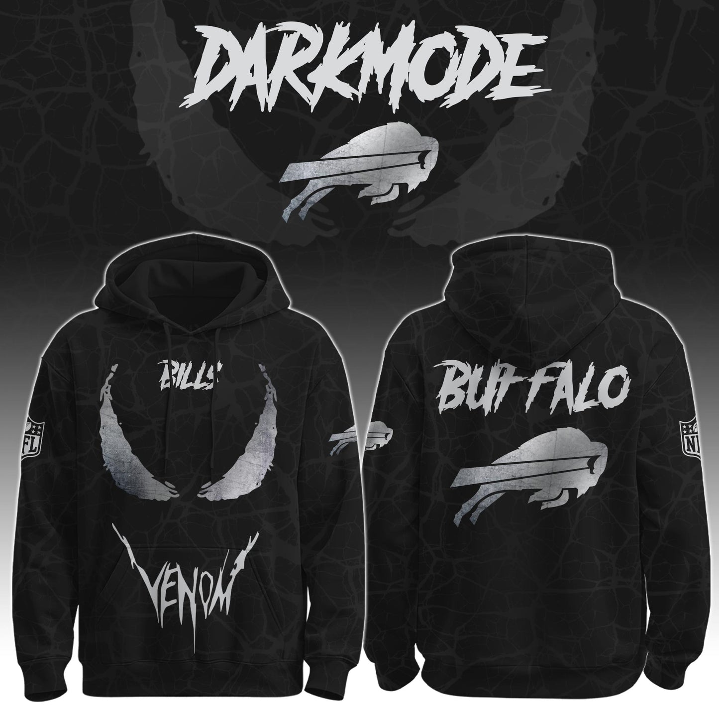 Bills x Venom Darkness Hoodie