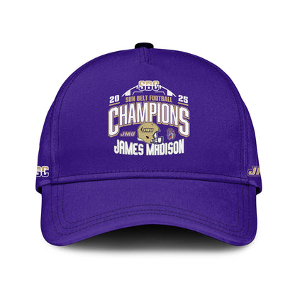 JMU 2025 Sun Belt Football Champions T-Shirt Limited Edition