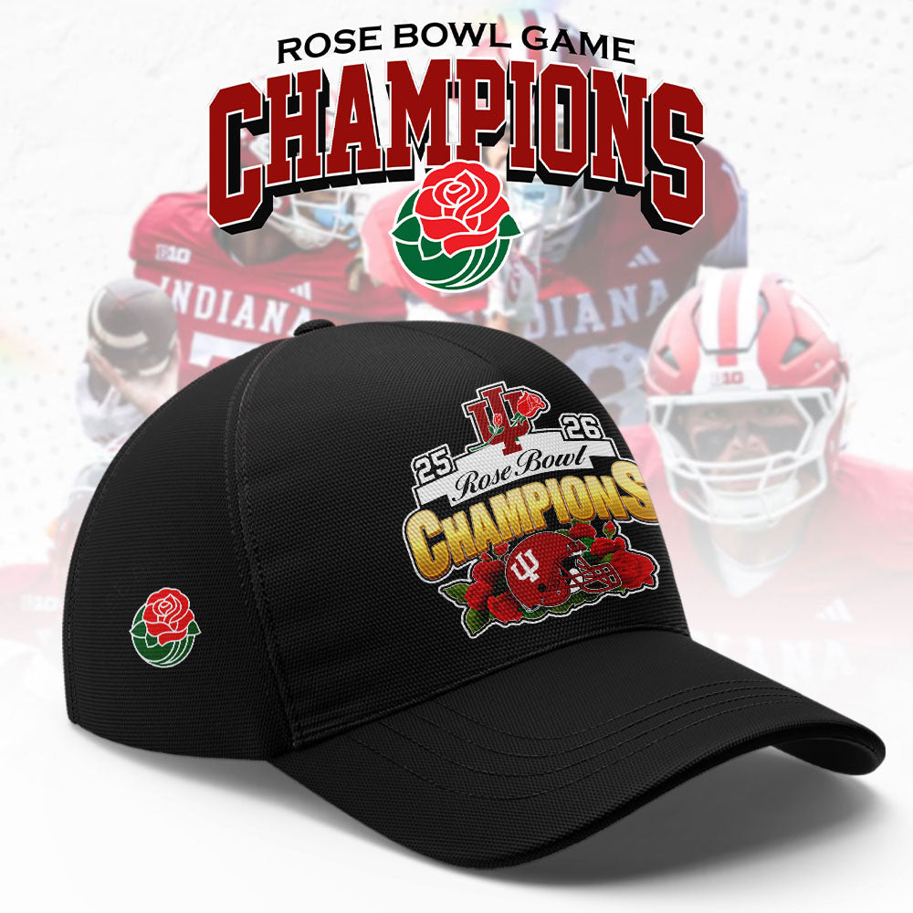 Indiana Hoosiers 2026 Rose Bowl Champions Limited New Hoodie