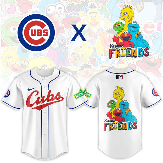 .Chicago Cubs 2025 Sesame Street Night Limited Jersey