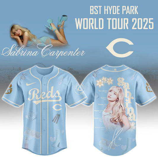 C Reds x Sabrina Carpenter "Short n’ Sweet Tour" Jersey Editions Limited +Selling Out Fast