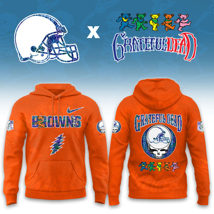 _Cleveland Browns  Grateful Dead Limited Hoodie