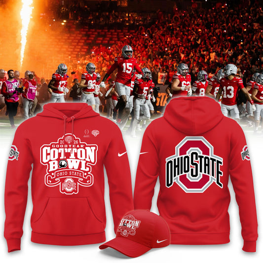 Ohio State Buckeyes 2026 Goodyear Cotton Bowl Limited Hoodie