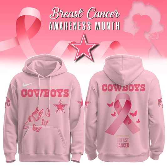 Cowboys Breast Cancer Awareness Edition Hoodie