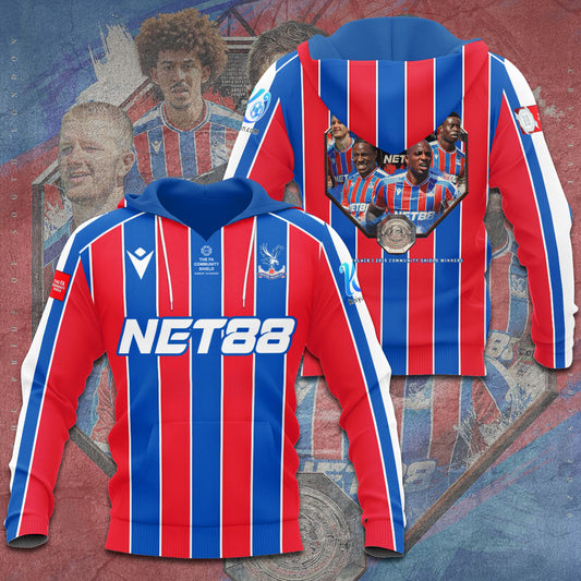 Crystal Palace F.C. FA Community Shield Winners 2025 Hoodie