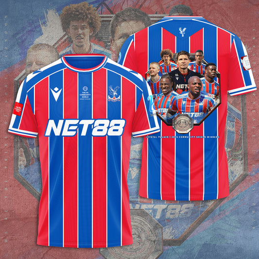 Crystal Palace F.C. FA Community Shield Winners 2025 T-Shirt