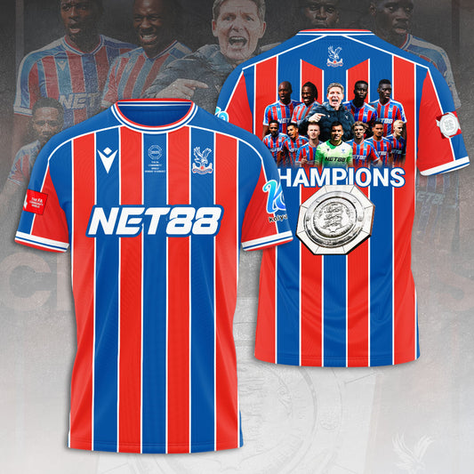 Crystal Palace F.C. FA Community Shield Winners 2025 T-Shirt