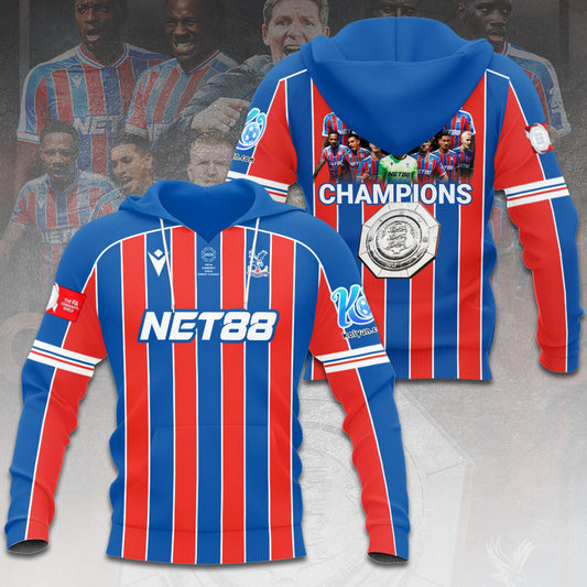 Crystal Palace F.C. FA Community Shield Winners 2025 Hoodie