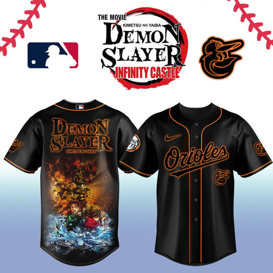 Demon slayer_ Baltimore Orioles Baseball Jersey