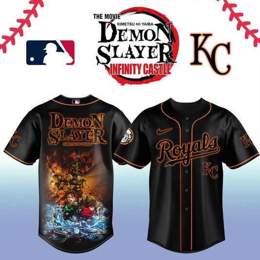 Demon slayer_Kansas City Royals Baseball Jersey