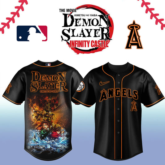 Demon slayer_Los Angeles Angels Baseball Jersey