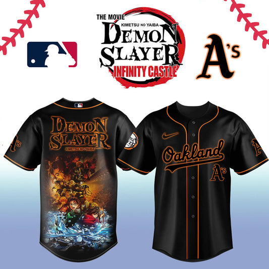 Demon slayer_Athletics Baseball Jersey