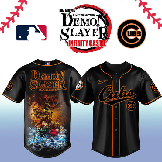 Demon slayer_Chicago Cubs Baseball Jersey