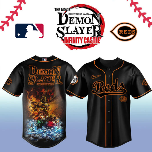 Demon slayer_Cincinnati Reds Baseball Jersey