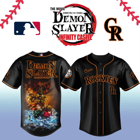 Demon slayer_Colorado Rockies Baseball Jersey