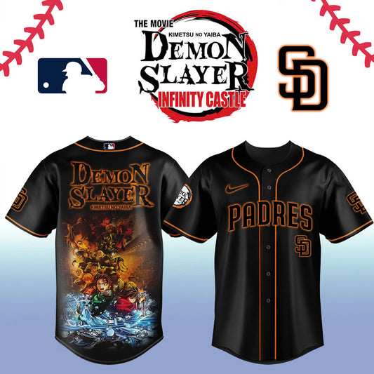 Demon slayer_San Diego Padres Baseball Jersey