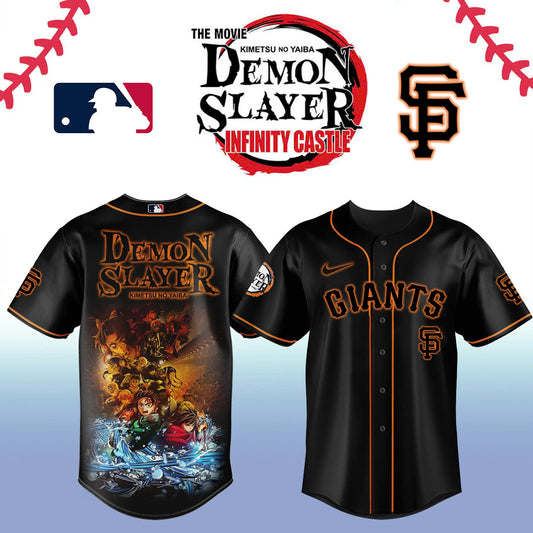 Demon slayer_ San Francisco Giants Baseball Jersey