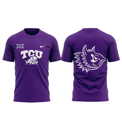 TCU The Best Uniform Combo Purple Shirt