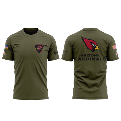 A.Cardinals Salute to Service Limited Edition 2025 Combo Shirt