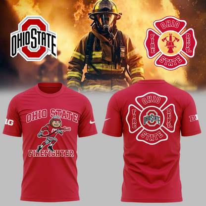 Ohio State x Firefighter Appreciation Day 2025 Shirt