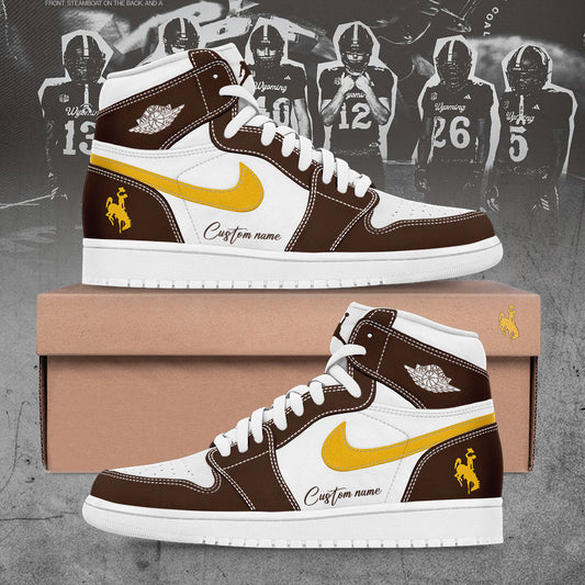 Wyoming Cowboy Fashion Shoes Designed For You Limited Edition Custom Name For Fans Shoes Hight