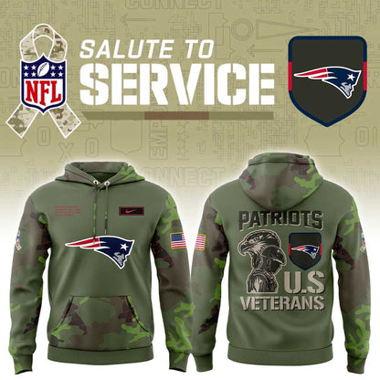 NE Patriots Military Appreciation Legend 2025 Combo Hoodie