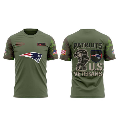 NE Patriots Military Appreciation Legend 2025 Combo Shirt