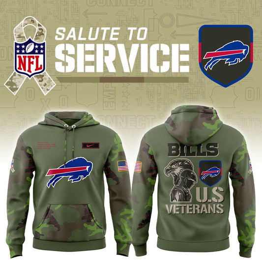 B Bills Military Appreciation Legend 2025 Combo Hoodie