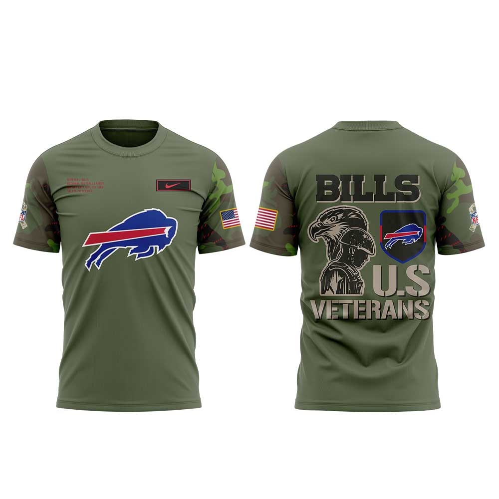 B Bills Military Appreciation Legend 2025 Combo Shirt