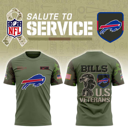 B Bills Military Appreciation Legend 2025 Combo Shirt