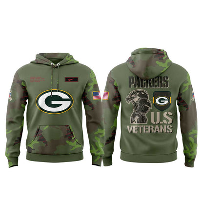 GB Packers Military Appreciation Legend 2025 Combo Hoodie