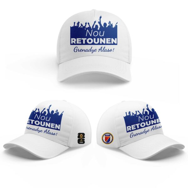 Haïtienne De Football 2026 World Cup Collection Combo White Shirt