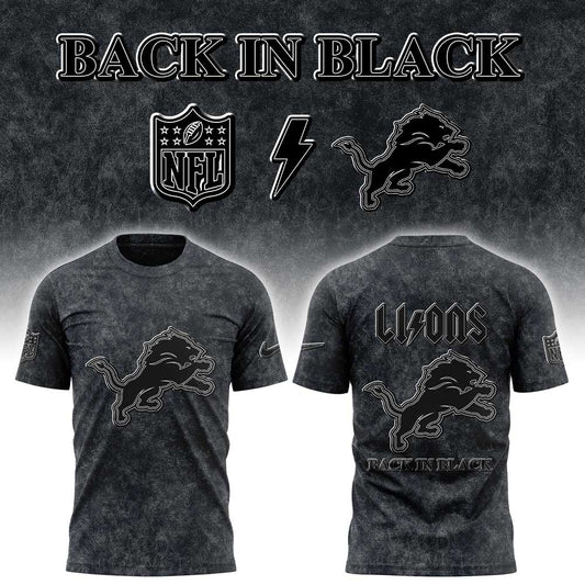 D Lions Back in Black 2025 Combo Shirt